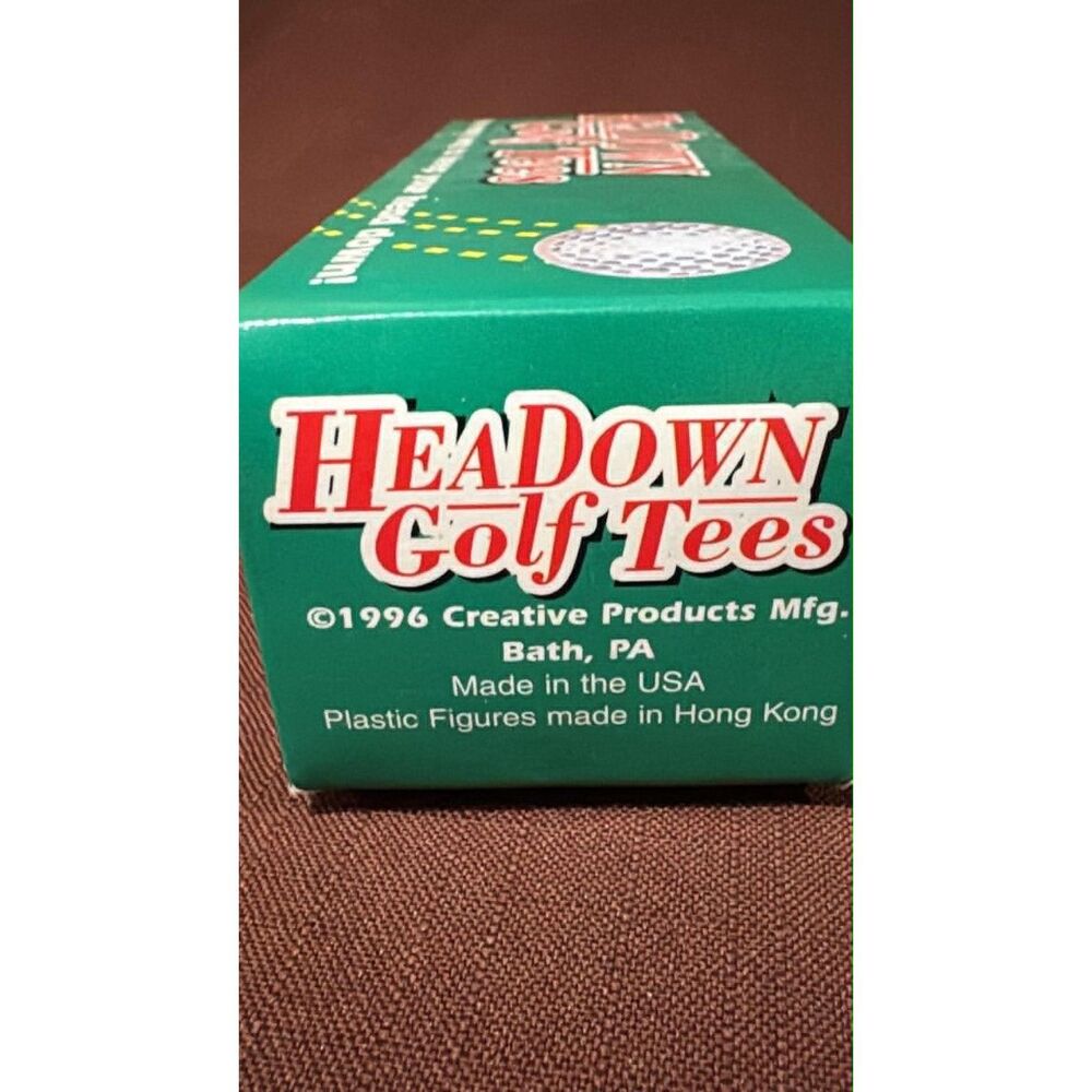 Headown Vintage Wood Golf Tees Novelty Box Set